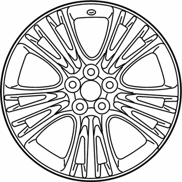 Lexus 42611-48722 Wheel, Disc