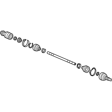 Acura 42310-TK5-A02 Driveshaft Assembly