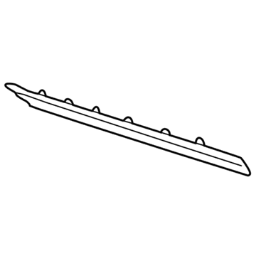 GM 15715163 Seal Asm-Rear Side Door Lower