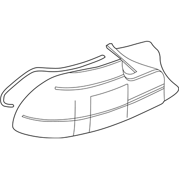 BMW 63-21-2-695-025 Left Rear Light, White Turn Indicator