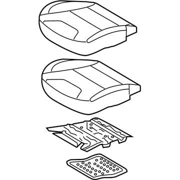 Kia 88100G5171AY4 Cushion Assembly-Front Seat