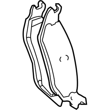 Mopar 5083882AF Shoe Kit-Disc Brake