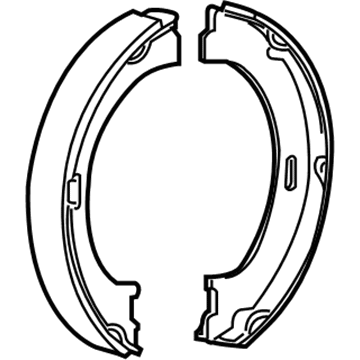 Mopar 5093390AC Parking Brake Shoe Kit