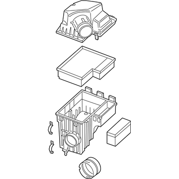 Ford JK4Z-9600-A Air Cleaner Assembly