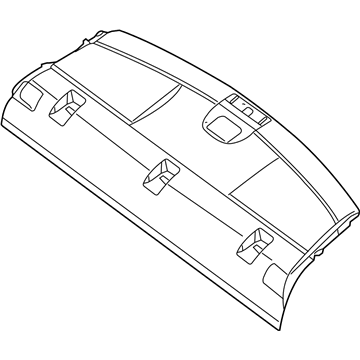 Nissan 79910-9AA1A FINISHER - Rear Parcel Shelf