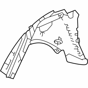Acura 64701-TGV-A00ZZ Panel, Left Rear Inside