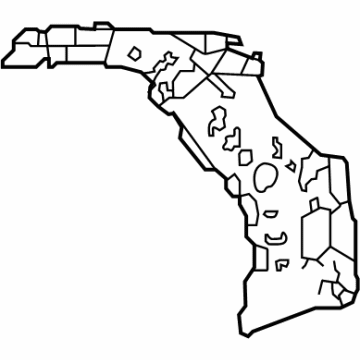 Acura 64752-TGV-A00ZZ Stiffener, Left Rear