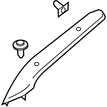 Ford DP5Z-5403598-LC Windshield Pillar Trim