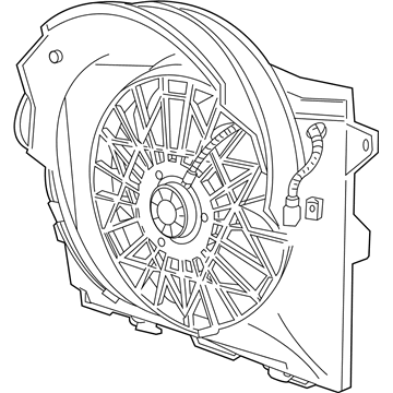 Ford 3W1Z-8C607-BD Fan Module