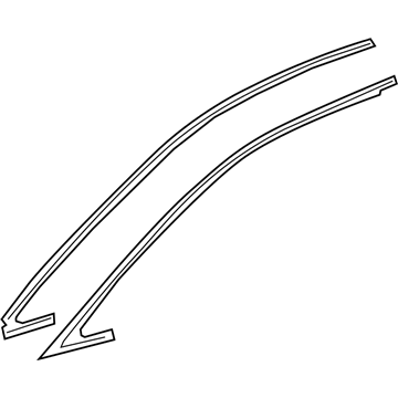 Lexus 75701-50060 MOULDING Sub-Assembly, Front