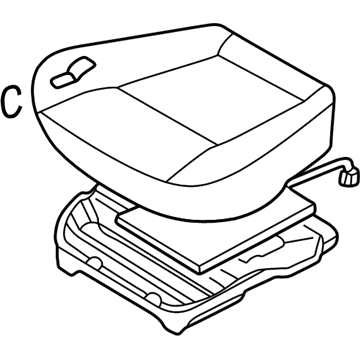 Infiniti 87350-1W541 Cushion Assembly_Front Seat