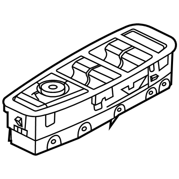 Hyundai 93570-L0000-REY Power Window Main Switch Assembly