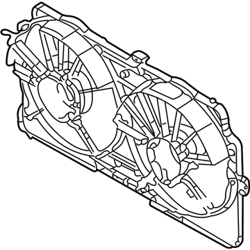 GM 12463014 Shroud Kit, Engine Electric Coolant Fan