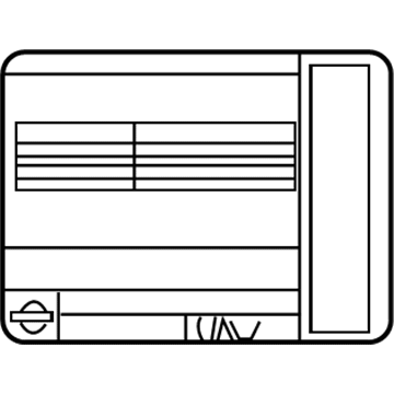 Infiniti 14805-EV10A Label-Emission Control, A