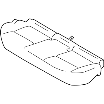 Nissan 88320-1KA0A Trim Assembly-Rear Seat Cushion