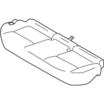 Nissan 88300-4DP2B Cushion Assy-Rear Seat