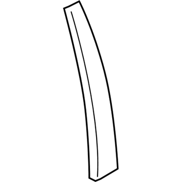 GM 15876376 Applique Asm-Front Side Door Window Frame Rear
