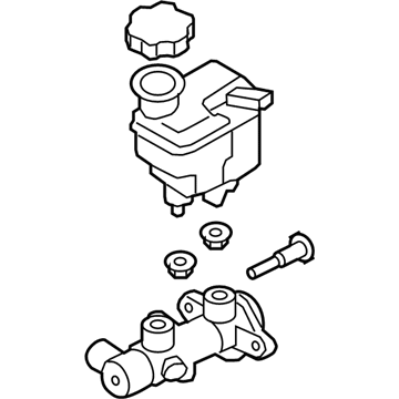 Kia 585101D050DS Cylinder Assembly-Brake