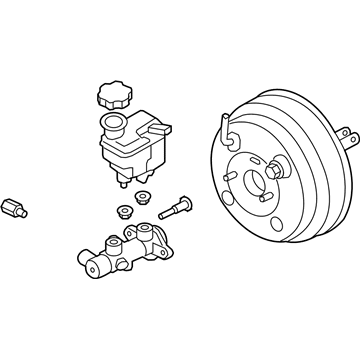 Kia 585001D050 Booster & Master Cylinder