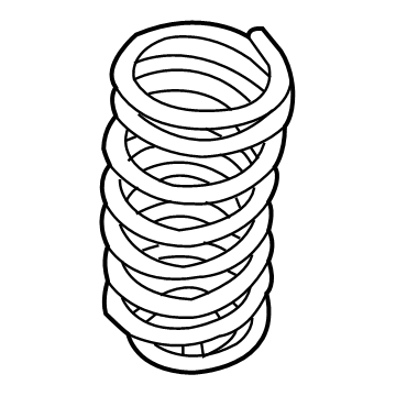 Mopar 68349183AB Spring-Rear Coil