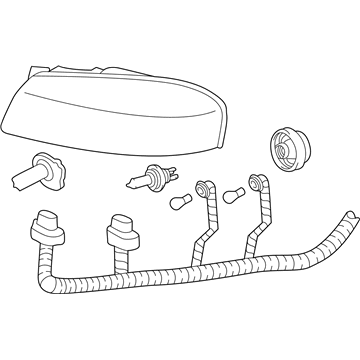 GM 25958359 Composite Headlamp