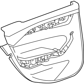 GM 84297321 Door Trim Panel