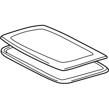 Lexus 63201-30101 Glass Sub-Assy, Sliding