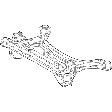 Lexus 51206-06130 Member Sub-Assembly, RR