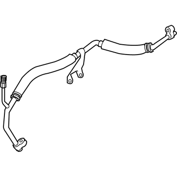 BMW 64-50-9-187-297 Suction Pipe Evaporator-Compressor