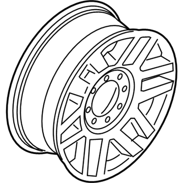 Ford HC3Z-1007-G Wheel, Alloy