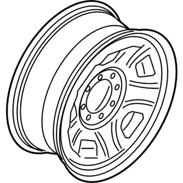 Ford HC3Z-1007-A Wheel, Alloy