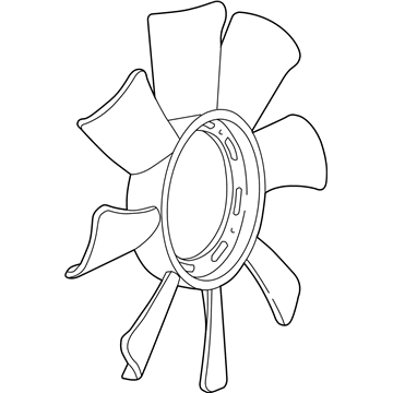 Ford F87Z-8600-DA Fan Blade