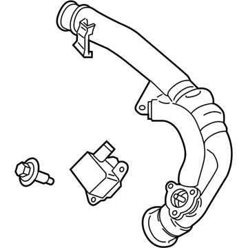 Ford FB5Z-6C646-A Outlet Hose