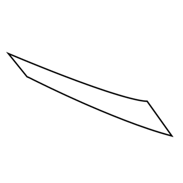 Nissan 802D2-1LA1A Cover Front Door Sash, RH
