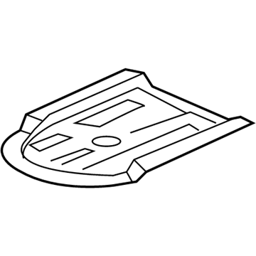Honda 74115-TR0-A00 Plate, Rear Engine Cover (Lower)