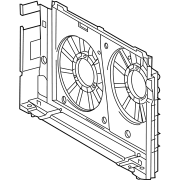 Lexus 16711-28440 Shroud, Fan