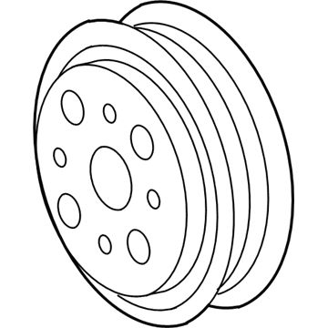 Lexus 16173-38040 PULLEY, Water Pump