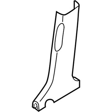 Hyundai 85835-2L000-9K Trim Assembly-Center Pillar Lower LH