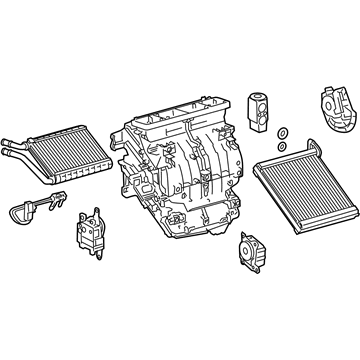 Lexus 87050-75030 Radiator Assy, Air Conditioner