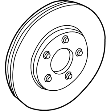 Ford YF1Z-1V125-F Rotor