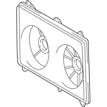 Lexus 16711-20080 Shroud, Fan