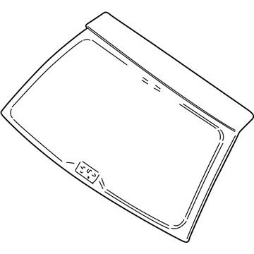 BMW 41-62-8-220-962 Rear Window Frame