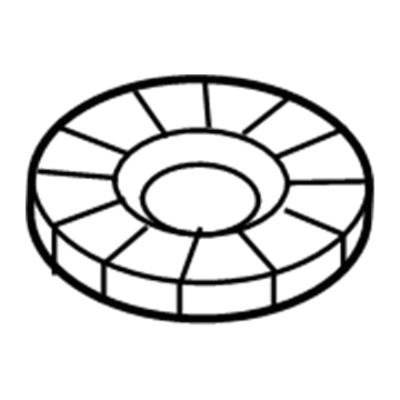 Kia 553413M000 Pad-Rear Spring Upper