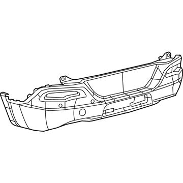 Mopar 68203261AD Rear Bumper Cover Lower