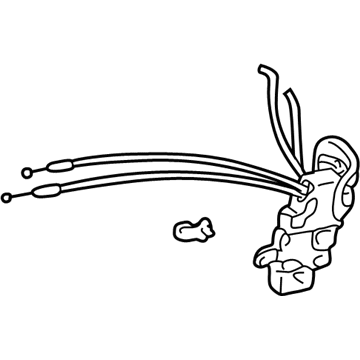 Lexus 69040-3A071 Front Door Lock Assembly, Left