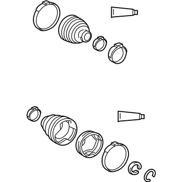 Toyota 04427-52891 Boot Kit