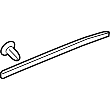 Honda 72827-SZA-A01 Seal, R. RR. Door Side Sill