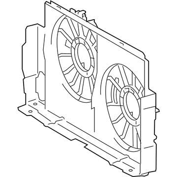 Lexus 16711-36180 Shroud, Fan