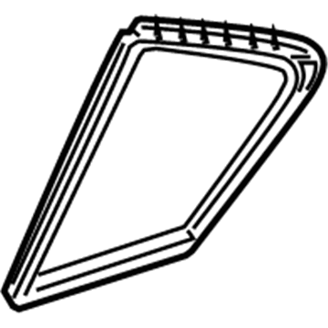 Honda 73491-TA5-A01 Seal, L. RR. Door Quarter