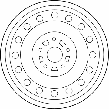 Toyota PT904-52080 Wheel, Alloy